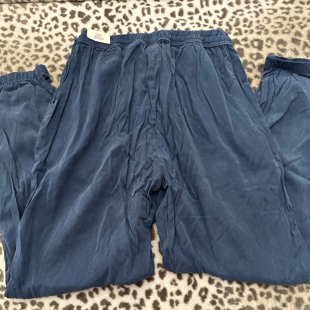 PINK Victoria’s Secret Easy Jogger in Old School Blue Size Small Women’s - Picture 13 of 17